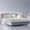 Royal Comfort – Balmain 1000TC Bamboo cotton Sheet Sets – QUEEN, Blue Fog