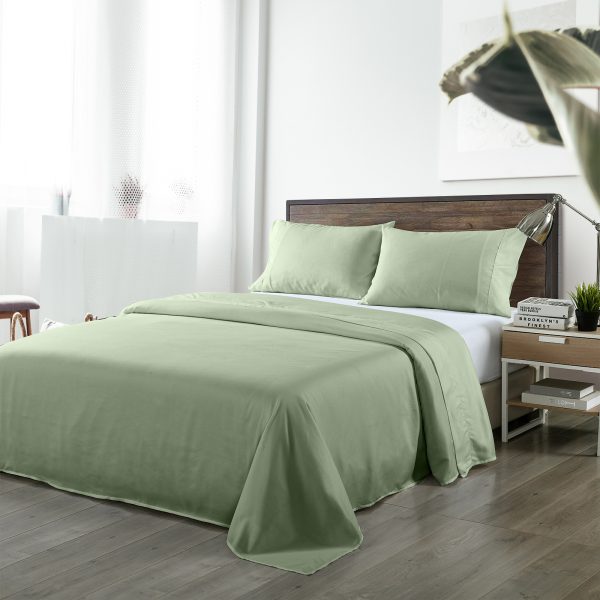 Royal Comfort Blended Bamboo Sheet Set – QUEEN, Sage Green