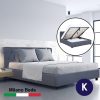 Aldershot Luxury Gas Lift Bed With Headboard (Model 3) – DOUBLE, Grey