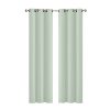 2x Blockout Curtains Panels 3 Layers Eyelet Room Darkening – 140 x 230 cm, Charcoal
