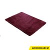 Floor Mat Rugs Shaggy Rug Area Carpet Large Soft Mats – 80 x 120 cm, Burgundy