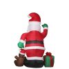 Inflatable Christmas Decor LED Lights Xmas Party – Santa