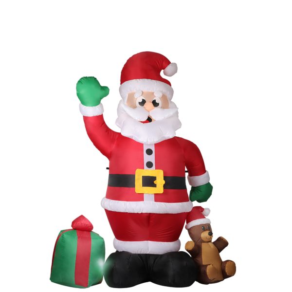 Inflatable Christmas Decor LED Lights Xmas Party – Santa