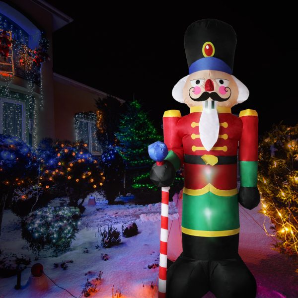 Inflatable Christmas Decor LED Lights Xmas Party – Nutcracker