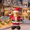 Inflatable Christmas Decor LED Lights Xmas Party – Santa Reindeer