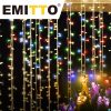 LED Curtain Fairy Lights Wedding Indoor Outdoor Xmas Garden Party Decor – 3 x 2 M, Multicolor