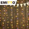 LED Curtain Fairy Lights Wedding Indoor Outdoor Xmas Garden Party Decor – 3 x 2 M, Multicolor