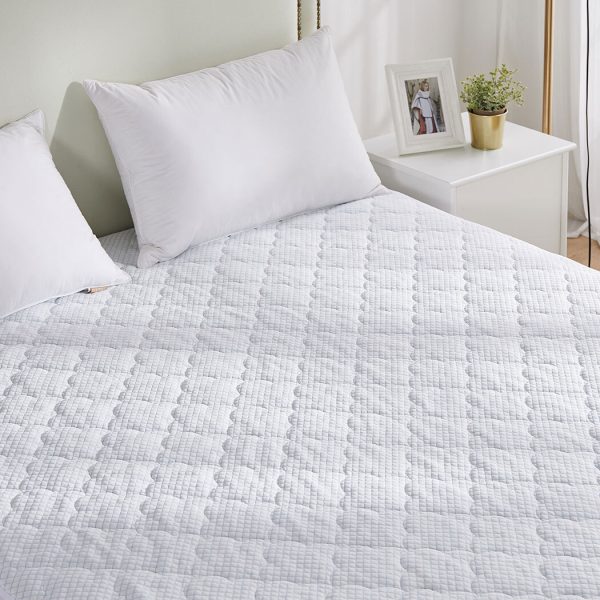 Mattress Protector Topper Cool Fabric Pillowtop Waterproof Cover – SINGLE