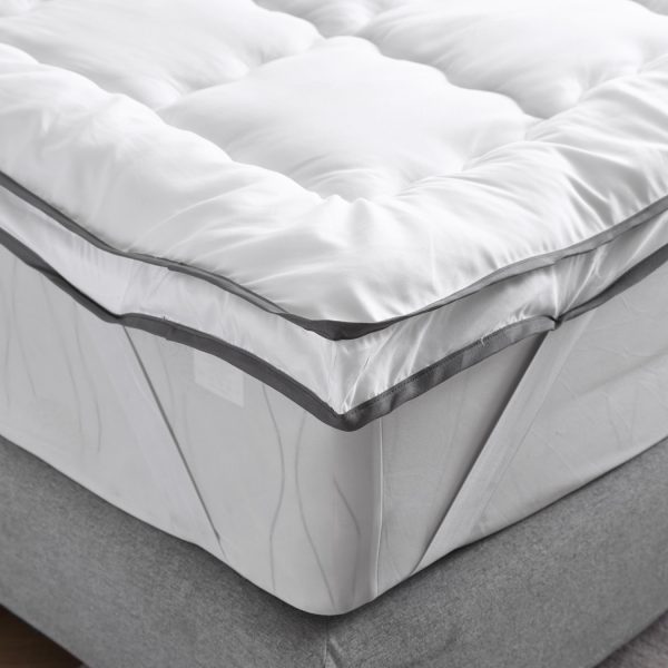 Bedding Luxury Pillowtop Mattress Topper Mat Pad Protector Cover – DOUBLE