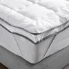Bedding Luxury Pillowtop Mattress Topper Mat Pad Protector Cover – KING