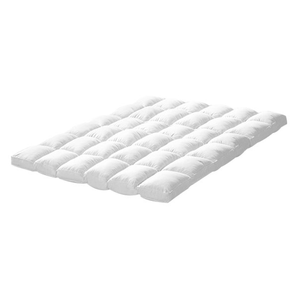 Bedding Luxury Pillowtop Mattress Topper Mat Pad Protector Cover – KING SINGLE