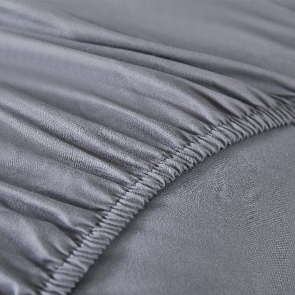 Mattress Topper Bamboo Fibre Luxury Pillowtop Mat Protector Cover – QUEEN