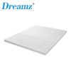 Latex Mattress Topper Natural 7 Zone Bedding Removable Cover 5cm – DOUBLE