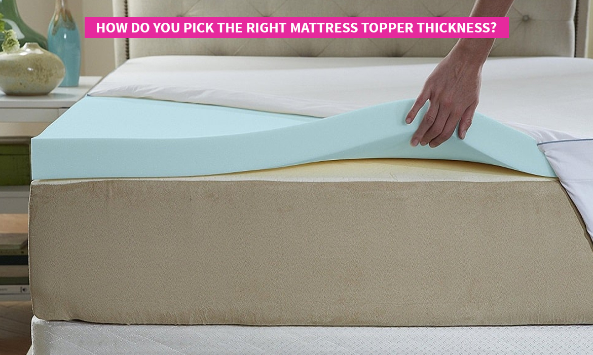 Mattress topper thickness