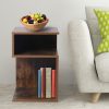 Smoky 2x Bedside Tables Wood Side Table Nightstand Storage Cabinet Bedroom