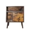 Schenectady Bedside Tables Drawers Side Table Wood Nightstand Storage Cabinet Bedroom