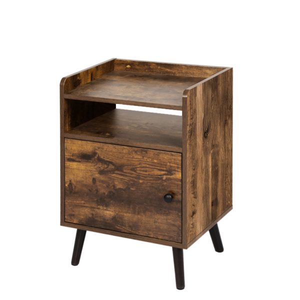 Denham Bedside Tables Drawers Side Table Wood Nightstand Storage Cabinet Bedroom