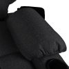 Recliner Chair Electric Lift Chair Armchair Lounge Fabric Sofa USB Charge – Black