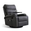 Massage Chair Recliner Chairs Heated Lounge Sofa Armchair 360 Swivel – Grey
