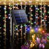 Solar Powered LED Fairy String Lights Outdoor Garden Party Wedding Controller – 15 M, Multicolor