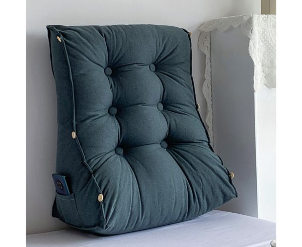 Triangular Wedge Lumbar Pillow Headboard Backrest Sofa Bed Cushion Home Decor