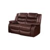 Shenley Recliner Bonded Leather – Brown, 2 Seater