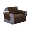Sofa Cover Couch Lounge Protector Quilted Slipcovers Waterproof – 173 x 200 cm, Coffee