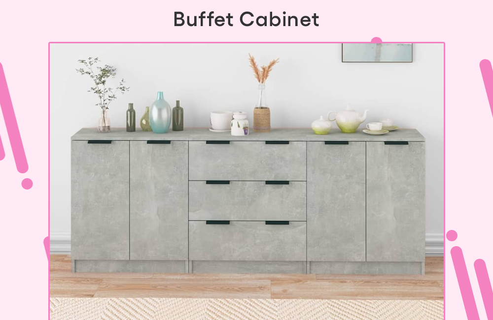 Buffet storage cabinet