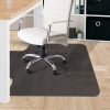 Chair Mat Carpet Hard Floor Protectors Home Office Room Computer Work PVC Mats No Pin – Black