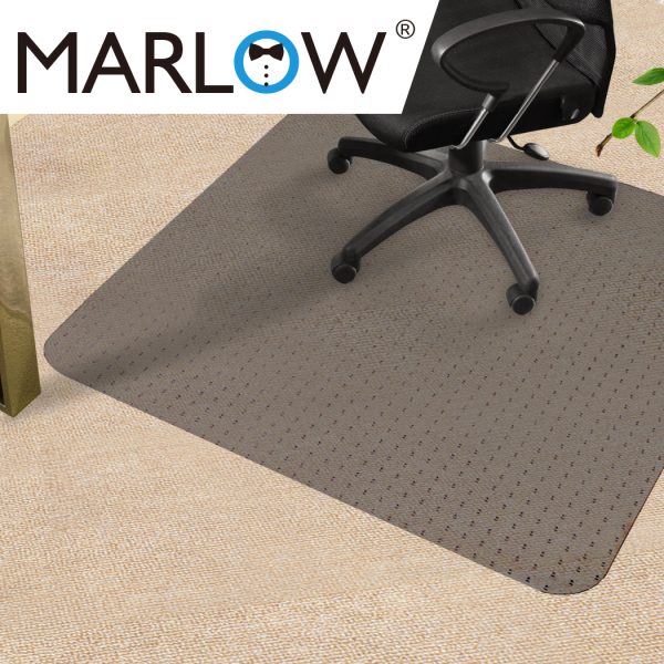 Chair Mat Office Carpet Floor Protectors Home Room Computer Work 135X114 – Black