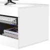 Vergne TV Cabinet LED Entertainment Unit Storage Stand Cabinets Modern – White