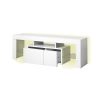 Campbell TV Cabinet Entertainment Unit Stand RGB LED Furniture Wooden Shelf – 160 x 35 x 45 cm