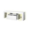 Campbell TV Cabinet Entertainment Unit Stand RGB LED Furniture Wooden Shelf – 190 x 35 x 45 cm