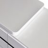 Harper TV Cabinet with 2 Storage Drawers Cabinet High Gloss Finish Shiny White Colour
