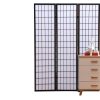Takoma Free Standing Foldable  Room Divider Privacy Screen Frame