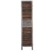 Washpool Room Divider Folding Screen Privacy Dividers Stand Wood Brown – 4