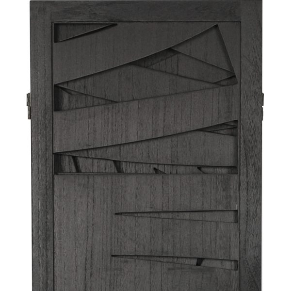 Andrew Room Divider Folding Screen Partition Multi Sizes Wood Blcak – 6