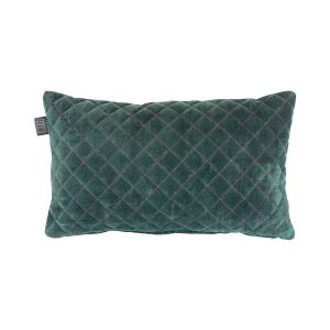 Bedding House Equire Luxury Cotton Filled Oblong Cushion – Green
