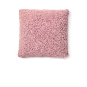 Bedding House Bedding House Sherpa Filled Square Cushion – Mauve
