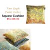 Bedding House Van Gogh Paint Ochre Filled Square Cushion