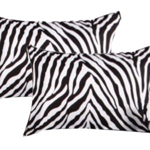 Accessorize 2 Pce Zebra Standard Pillowcase