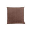 J.Elliot Home Solid Brown Filled Cushion 43 x 43 cm