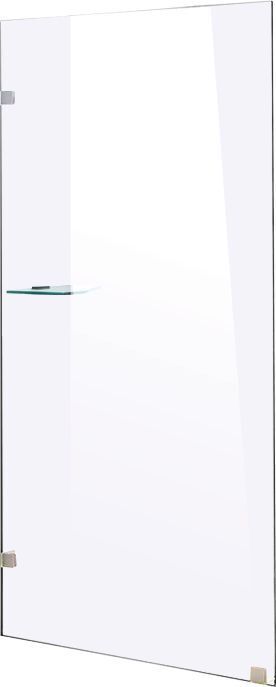 Frameless 10mm Safety Glass Shower Screen – 800 x 2000 mm