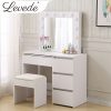 Dressing Table tool Set LED Makeup Mirror Jewellery organizer Cabinet With 12 Bulbs Type2