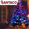 Christmas Tree Xmas Decorations Fibre Optic Multicolour Lights – 2.1 M
