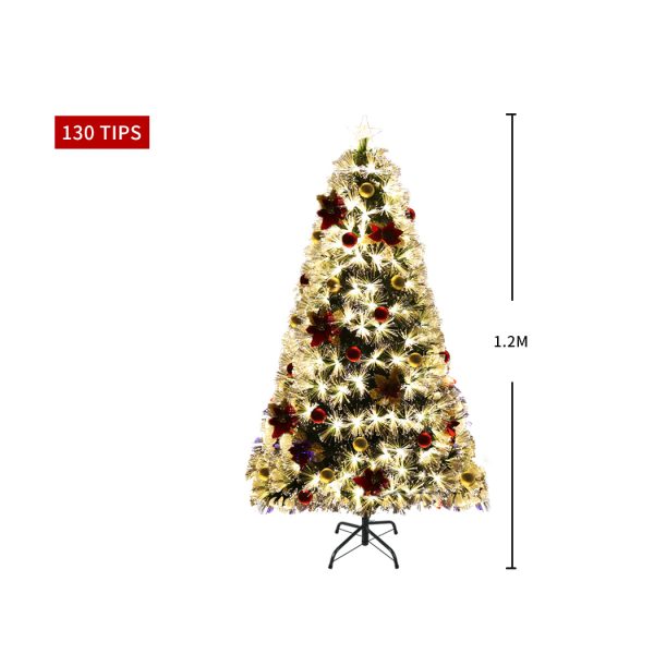 Christmas Tree Xmas Decorations Fibre Optic Multicolour Lights – 1.2 M
