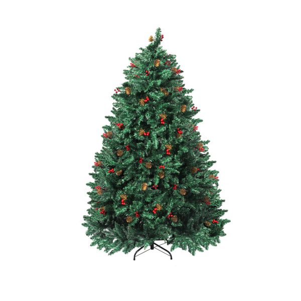 Christmas Tree Pinecone Decorated Xmas Home Garden Decorations – 2.1 M