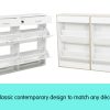 Shoe Cabinet Organizer Storage Rack 1200 x 240 x 920 – White