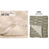 Laura Hill Faux Mink Blanket 800GSM Heavy Double-Sided – Beige