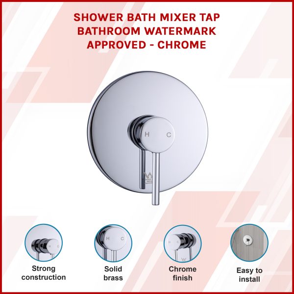 Shower Bath Mixer Tap Bathroom WATERMARK Approved